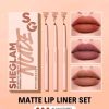 set por 3 lip liner nature