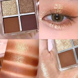 sombra de ojos tonos tierra